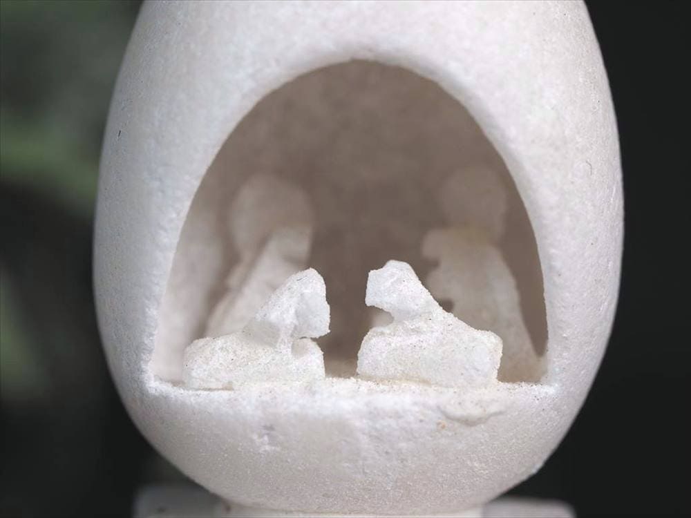 キリスト降誕彫刻,セレナイト,ジプサム,石膏,インテリア