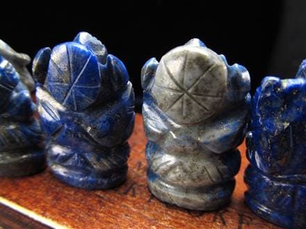 ガネーシャ 夢を叶える象 ガネーシャ彫刻 ラピスラズリ 天然石ガネーシャ