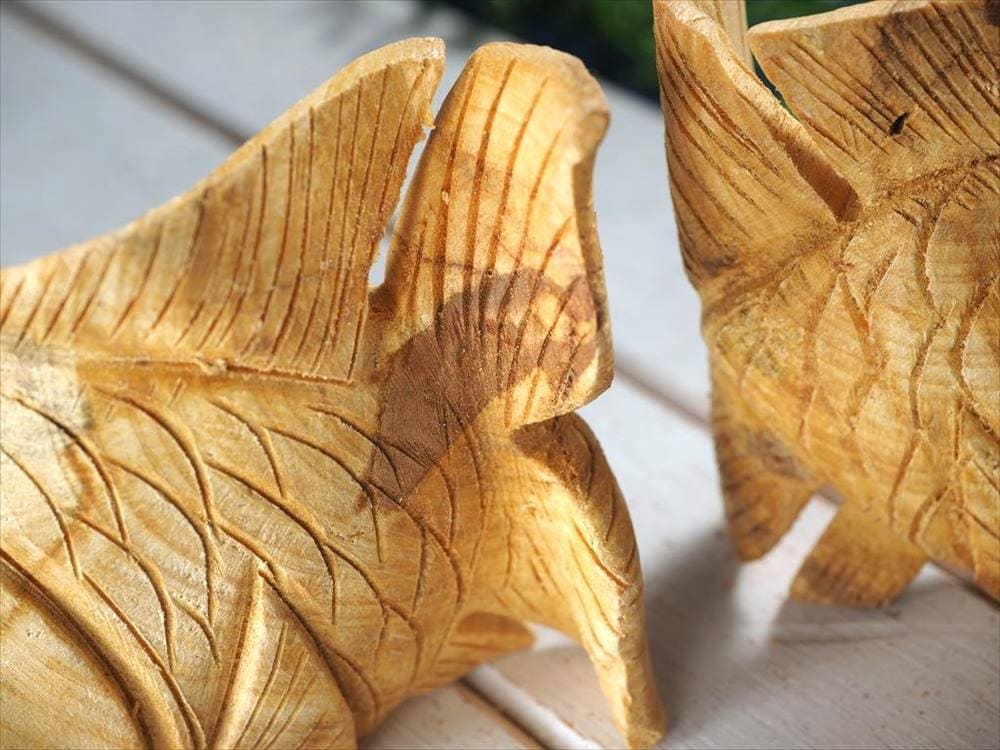 パロサントウッド ホーリーツリー ペルー産 パロサント置物 魚