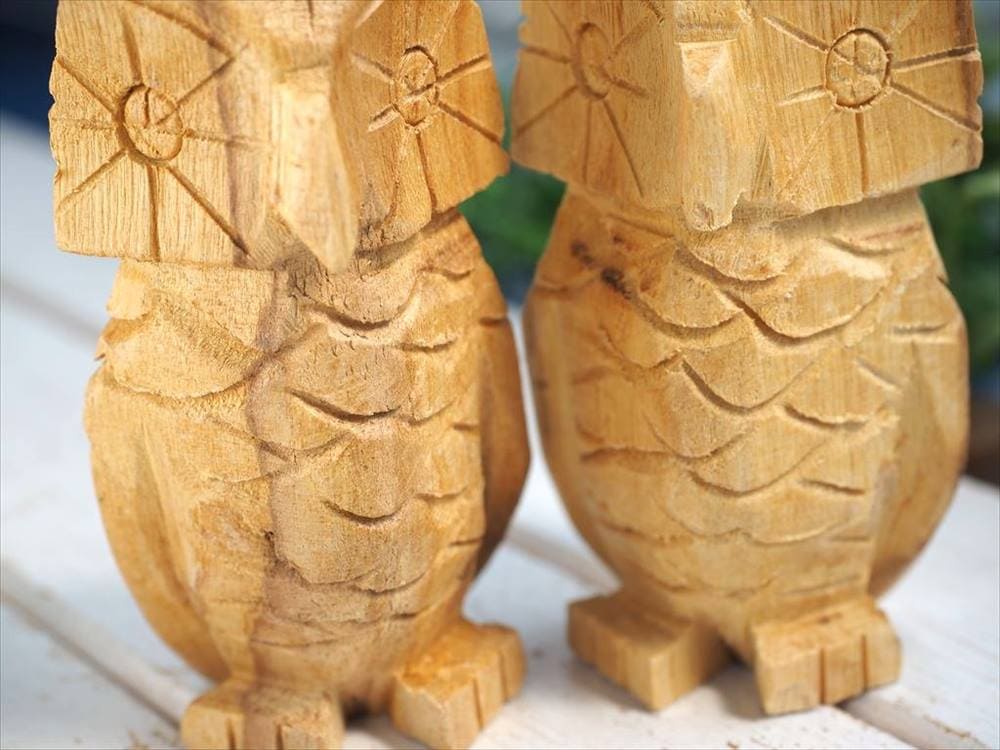 パロサントウッド ホーリーツリー ペルー産 パロサント置物 ミミズク