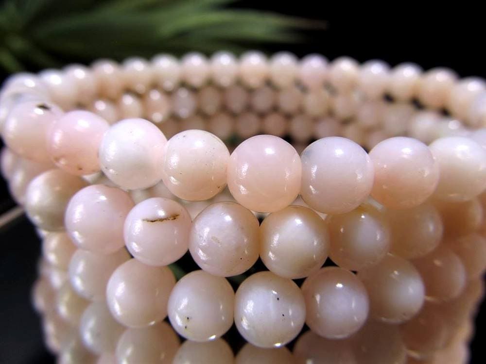 オパール 蛋白石 ブレスレット ピンク オーストラリア産