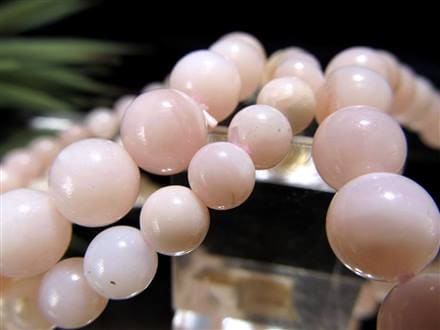 オパール 蛋白石 ブレスレット ピンク オーストラリア産