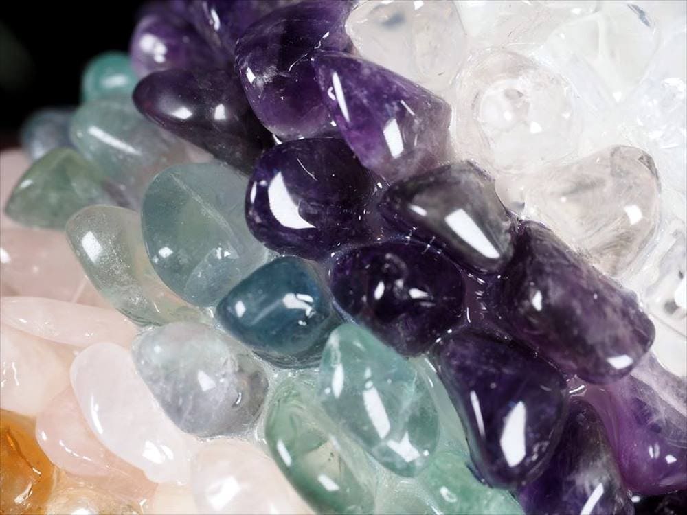 天然石ライト 照明 パイナップル 天然石ランプ MIXストーン