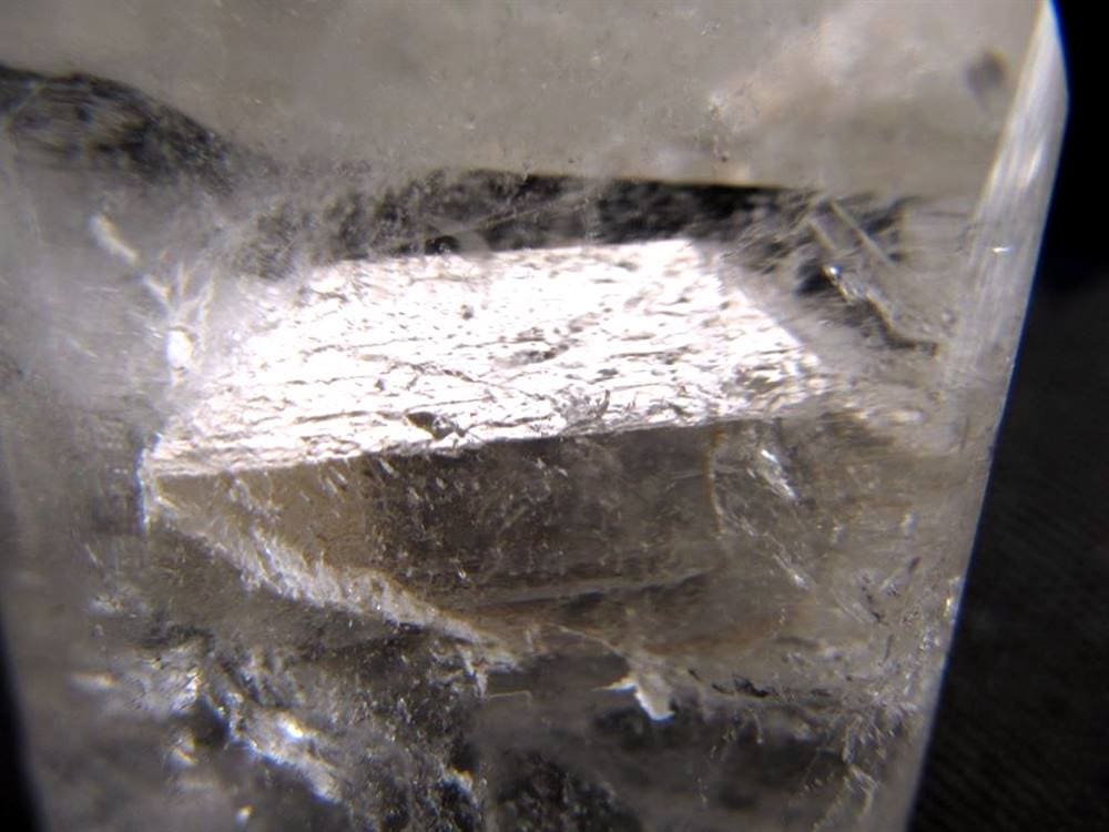 マニフェストクォーツ 貫入水晶 タンブル 水晶 クォーツインクォーツ