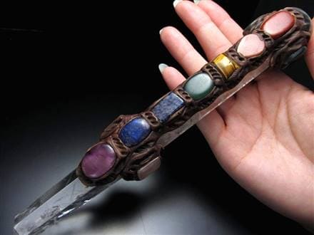 マジックワンド チャクラ ヒーリングワンド 魔法の杖 天然石