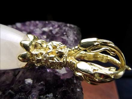 ヴァジュラ ワンド 密教法具 ドルジェ 水晶