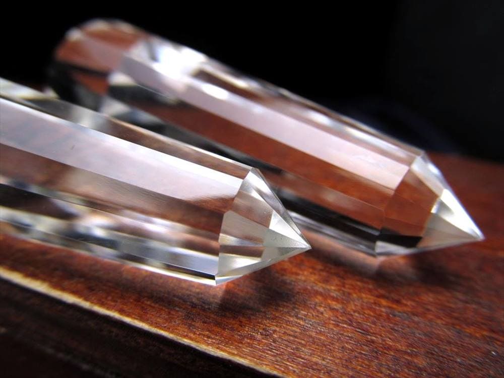 マニカランクォーツ マニカラン 水晶 ダブルポイント ヴォーゲルワンド