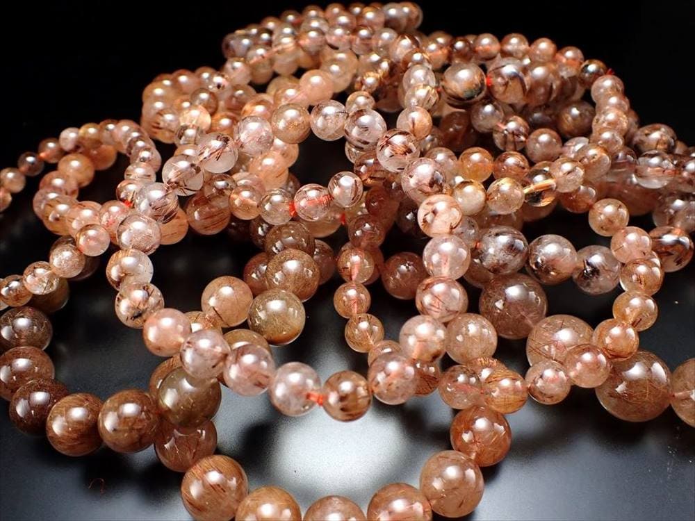 タイガールチルクォーツ ブレスレット アンティークゴールドルチルクォーツ ブラジル産 激安