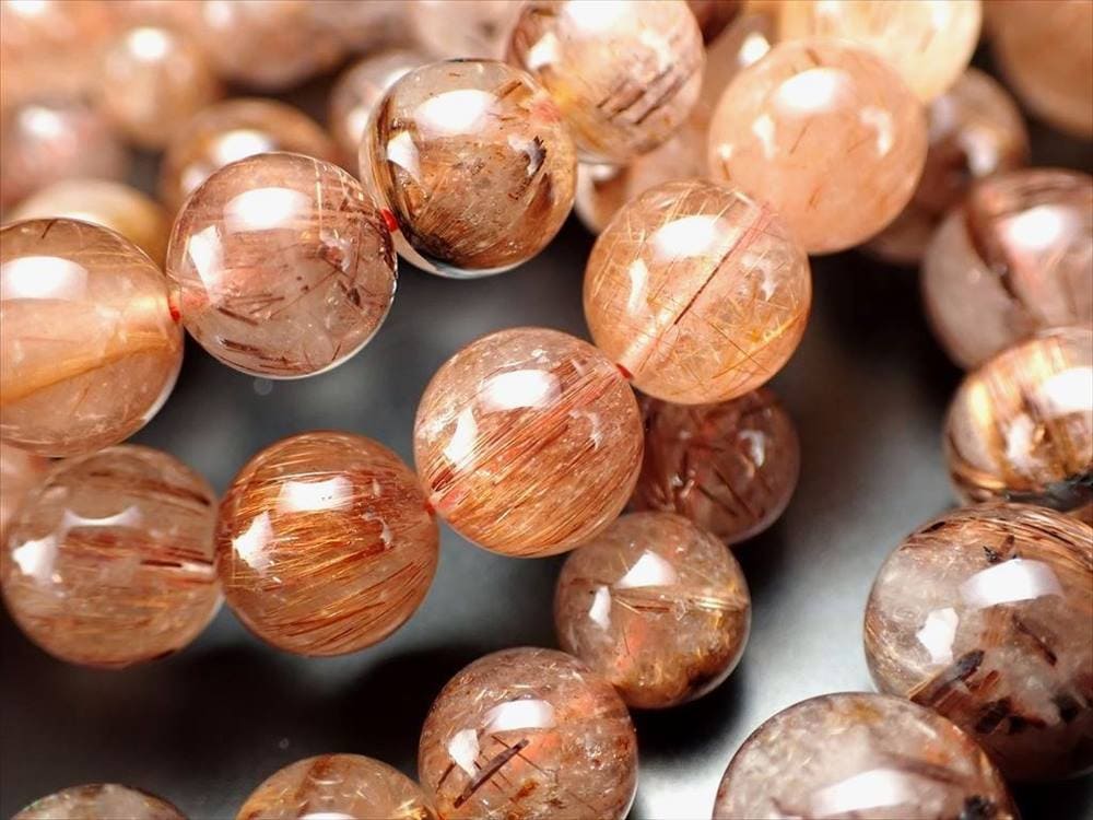 タイガールチルクォーツ ブレスレット アンティークゴールドルチルクォーツ ブラジル産 激安