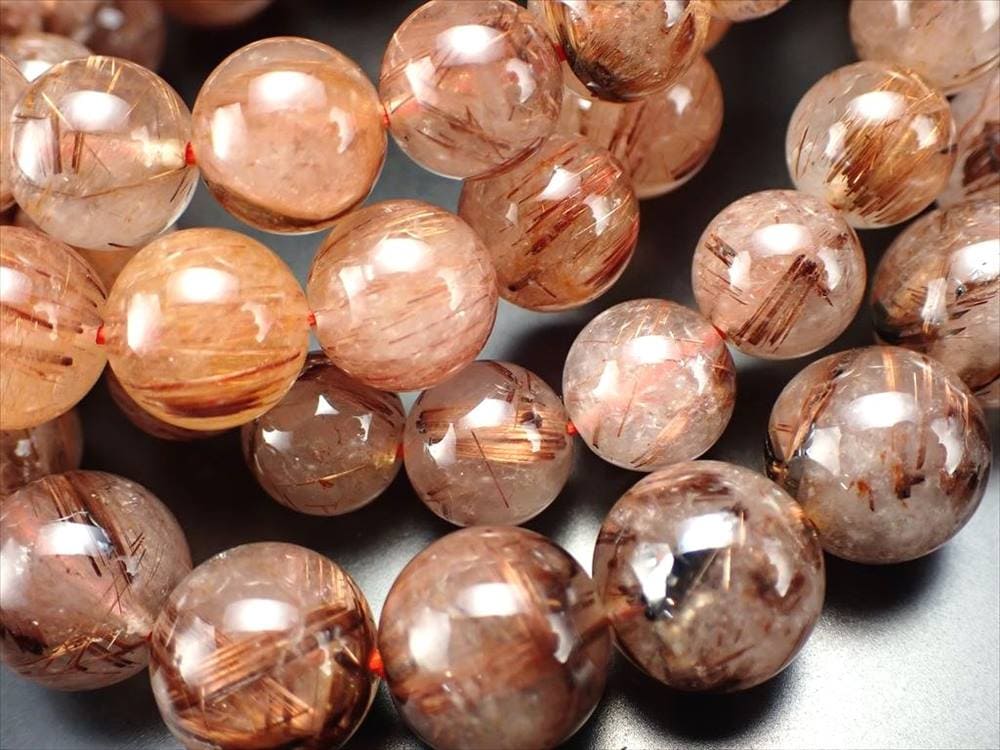 タイガールチルクォーツ ブレスレット アンティークゴールドルチルクォーツ ブラジル産 激安