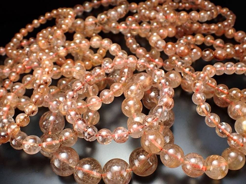 タイガールチルクォーツ ブレスレット アンティークゴールドルチルクォーツ ブラジル産 激安