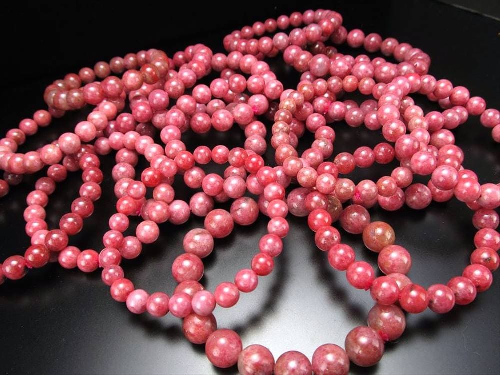 ロードナイト 薔薇輝石 パワーストーン ブレスレット 天然石