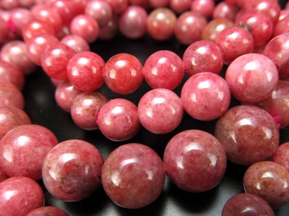 ロードナイト 薔薇輝石 パワーストーン ブレスレット 天然石