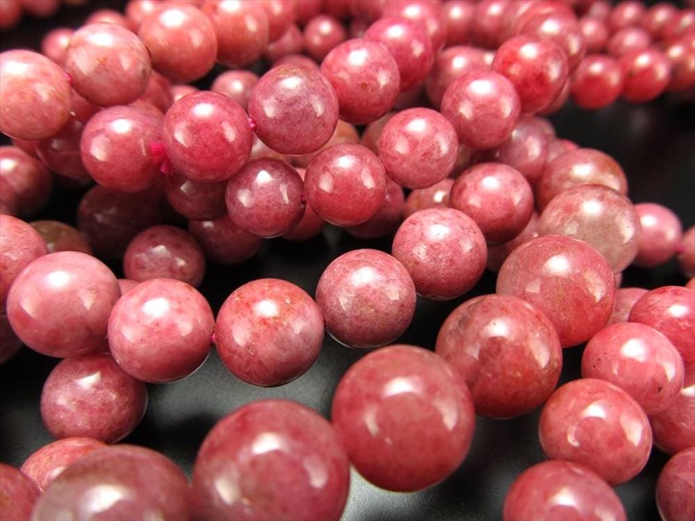 ロードナイト 薔薇輝石 パワーストーン ブレスレット 天然石