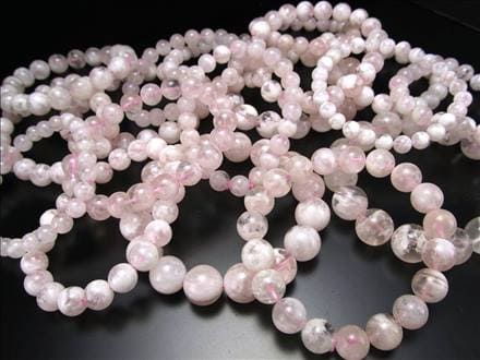 セリサイトインローズクォーツ ローズクォーツ セリサイト ブレスレット 天然石