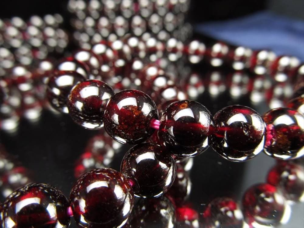 ガーネット,ブレスレット,アルマンダインガーネット,柘榴石,1月の誕生石