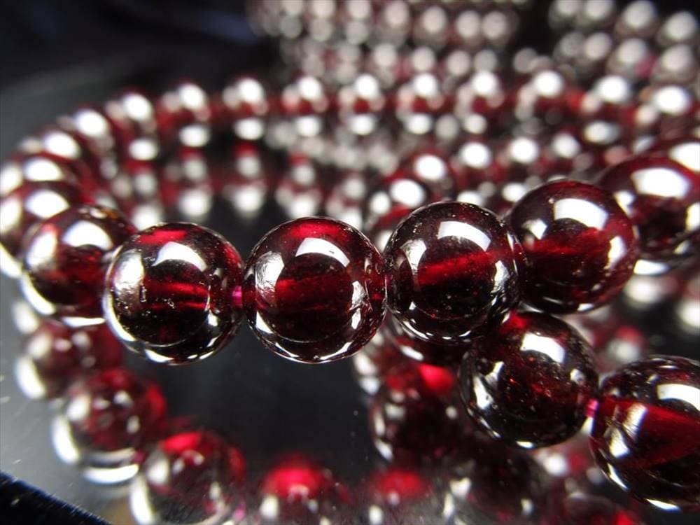 ガーネット,ブレスレット,アルマンダインガーネット,柘榴石,1月の誕生石