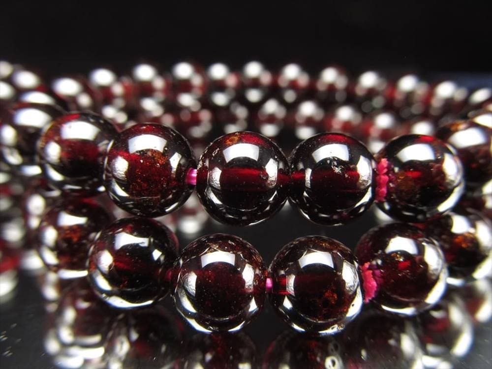 ガーネット,ブレスレット,アルマンダインガーネット,柘榴石,1月の誕生石