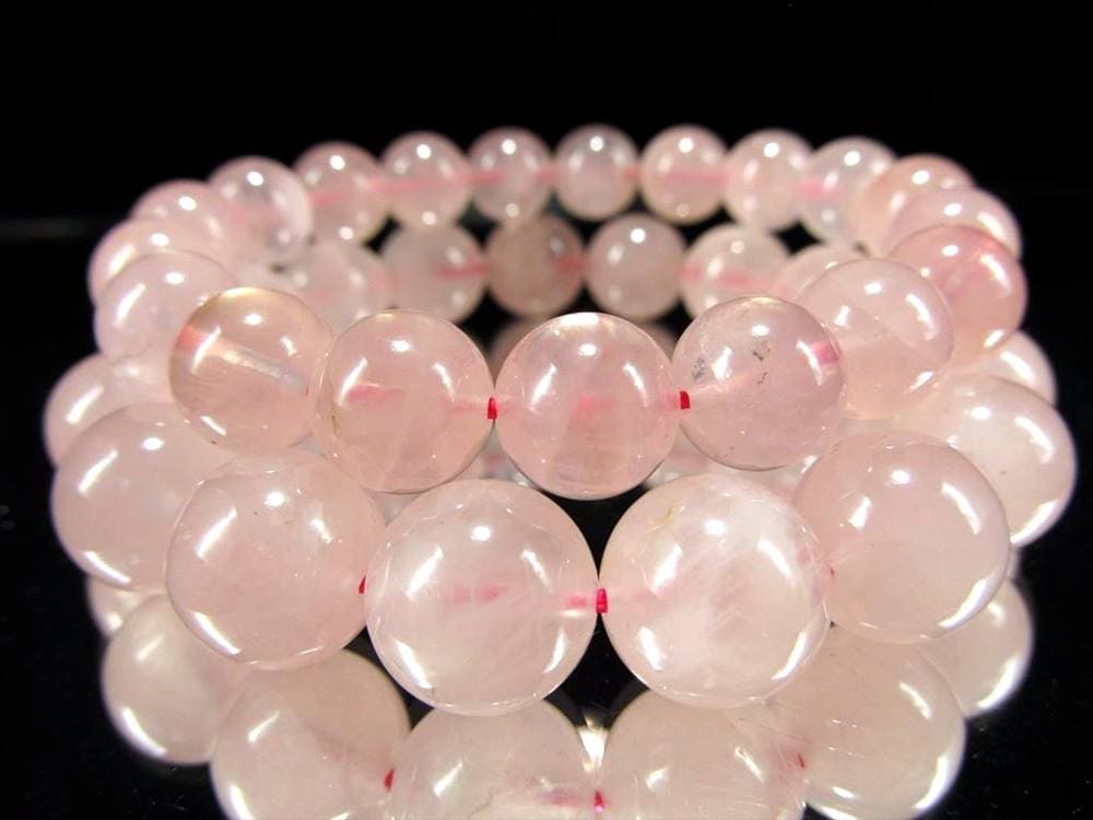 ローズクォーツ スター効果 ブレスレット 詰合せ 500グラム