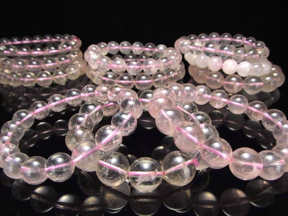 ローズクォーツ スター効果 ブレスレット 詰合せ 500グラム