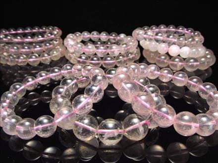 ローズクォーツ スター効果 ブレスレット 詰合せ 500グラム