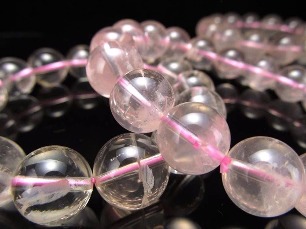 ローズクォーツ スター効果 ブレスレット 詰合せ 500グラム