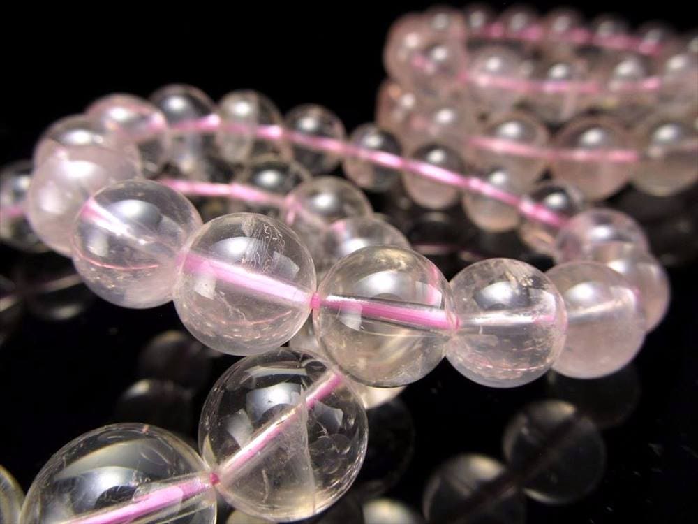 ローズクォーツ スター効果 ブレスレット 詰合せ 500グラム