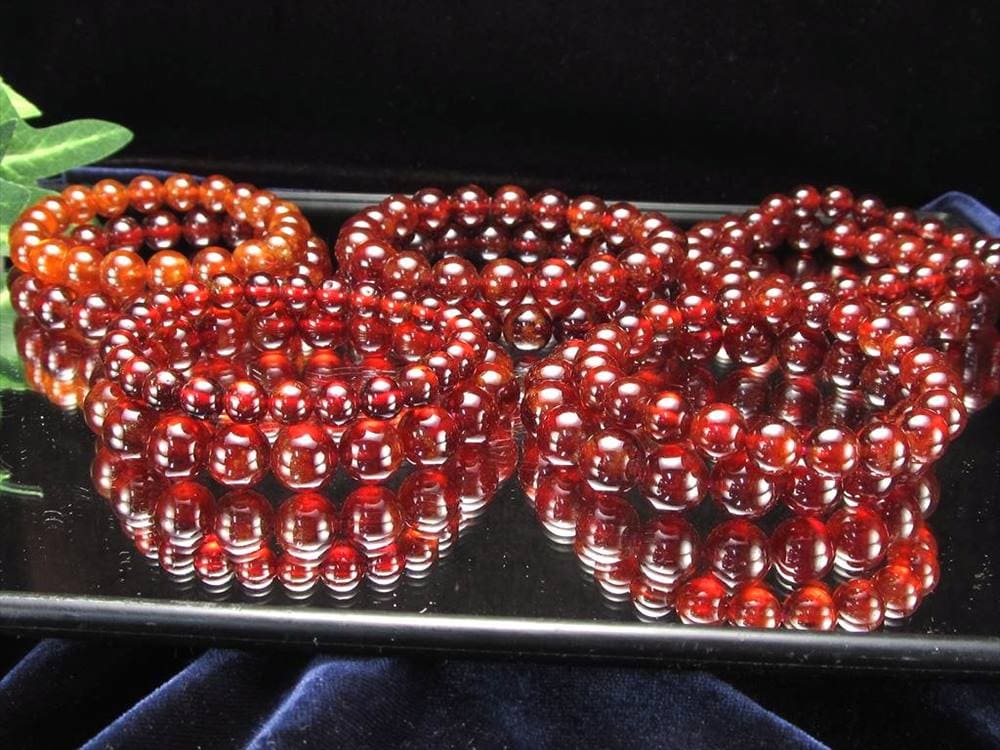 ガーネット ブレスレット オレンジガーネット 柘榴石 1月の誕生石