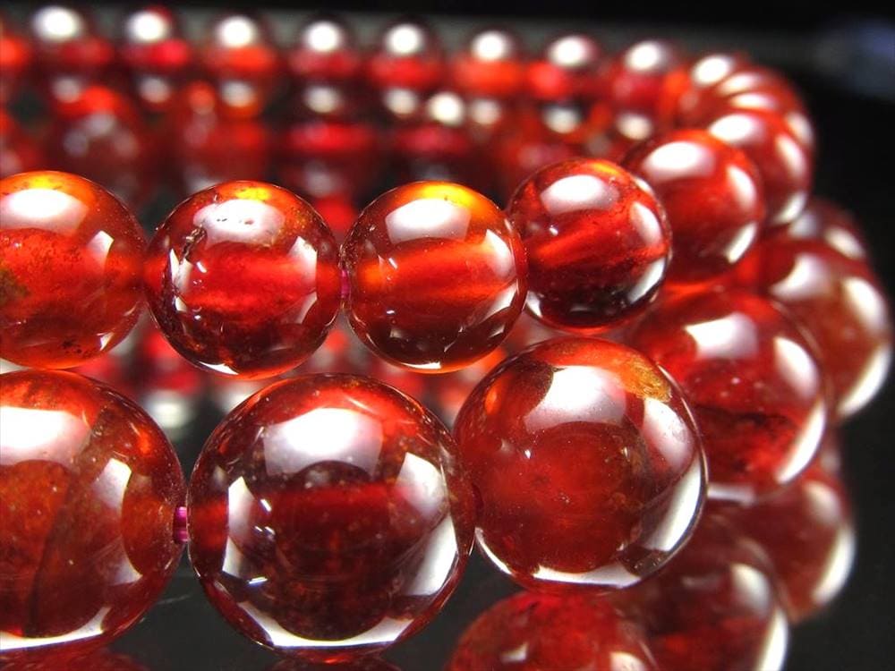 ガーネット ブレスレット オレンジガーネット 柘榴石 1月の誕生石