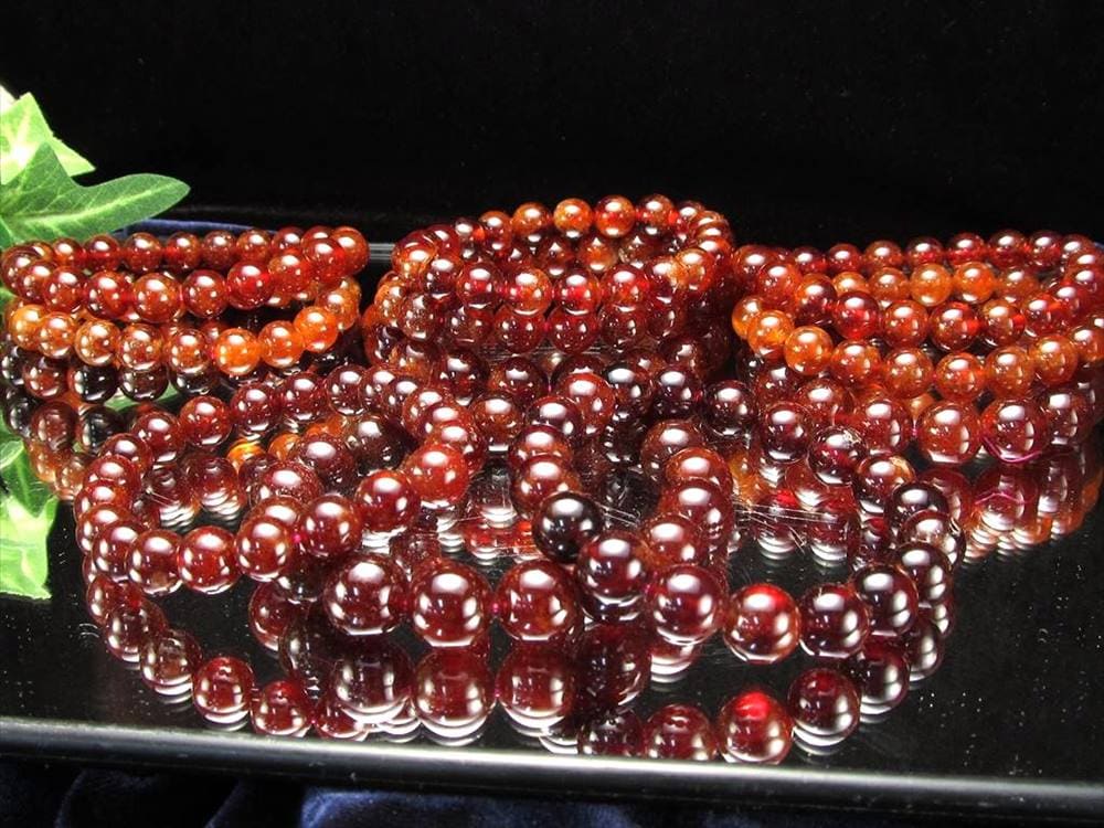 ガーネット ブレスレット オレンジガーネット 柘榴石 1月の誕生石