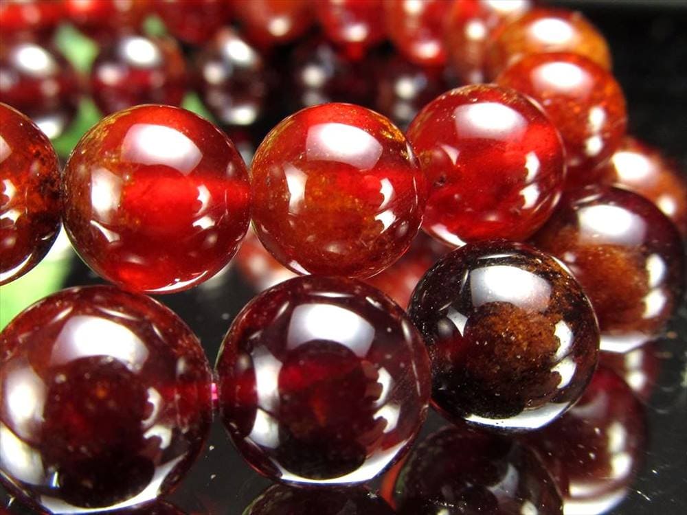 ガーネット ブレスレット オレンジガーネット 柘榴石 1月の誕生石