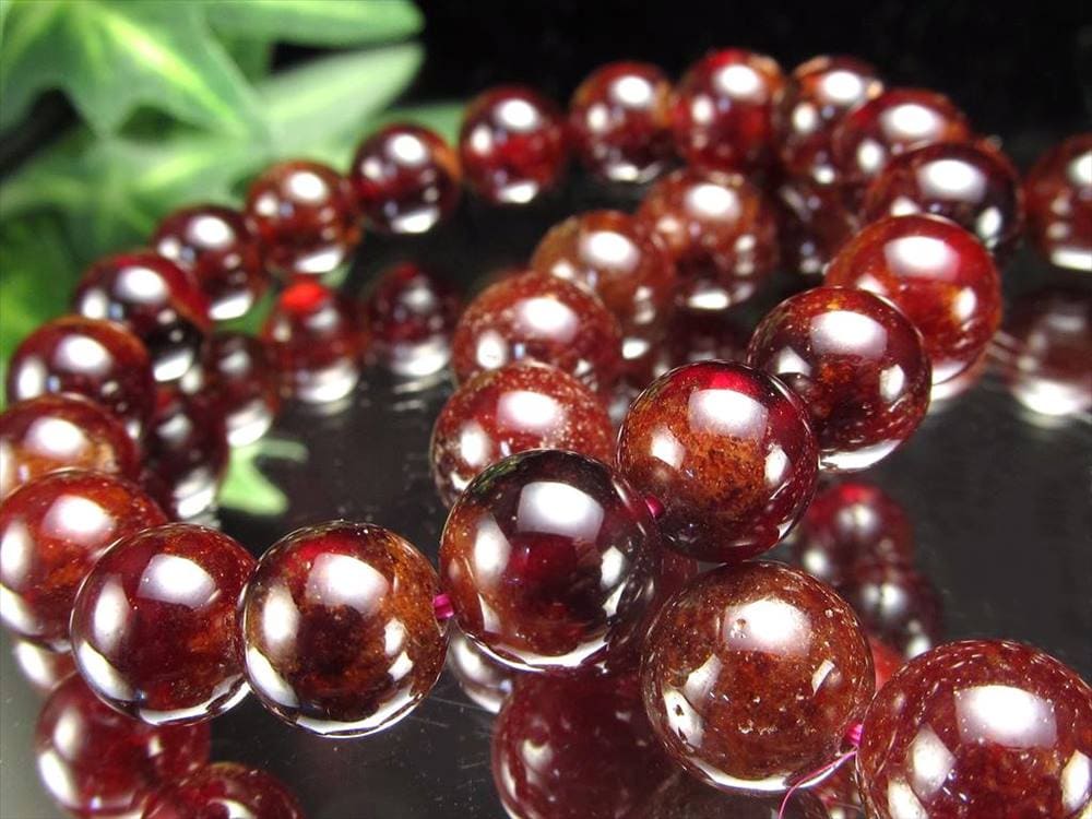 ガーネット ブレスレット オレンジガーネット 柘榴石 1月の誕生石