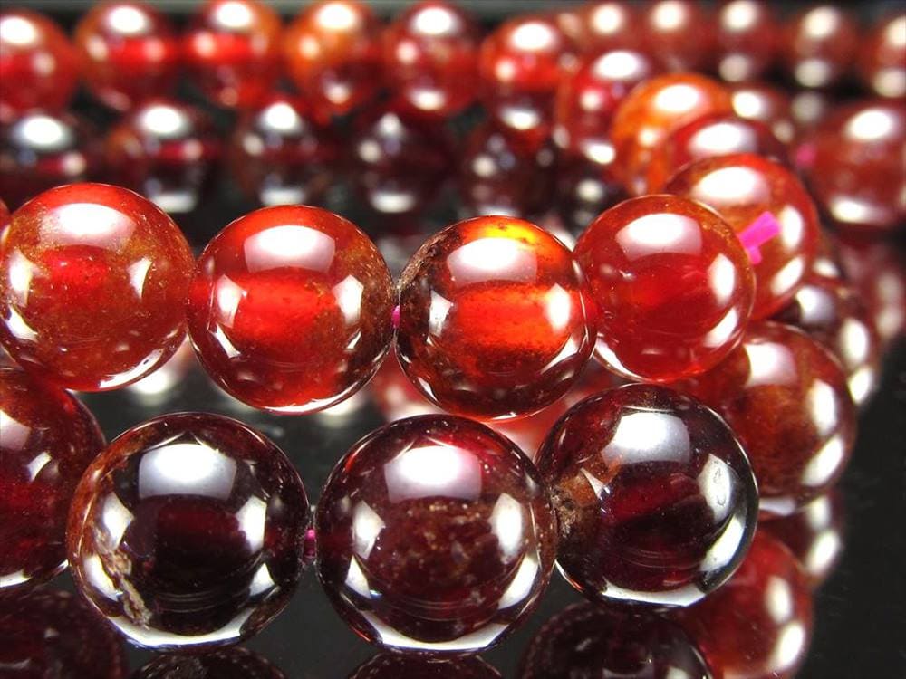 ガーネット ブレスレット オレンジガーネット 柘榴石 1月の誕生石