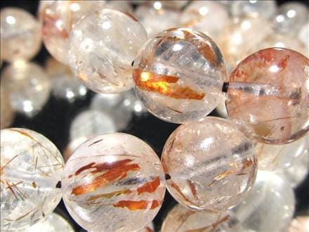 マイカインクォーツ 雲母入り水晶 雲母 ブレスレット 天然石