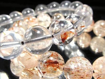 マイカインクォーツ 雲母入り水晶 雲母 ブレスレット 天然石