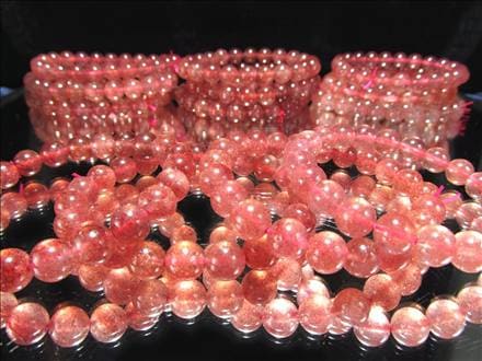 モスコバイトインクォーツ 雲母入り水晶 雲母 ブレスレット 天然石