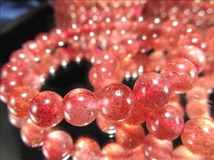 モスコバイトインクォーツ 雲母入り水晶 雲母 ブレスレット 天然石