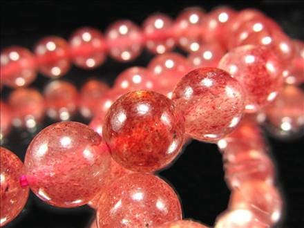 モスコバイトインクォーツ 雲母入り水晶 雲母 ブレスレット 天然石