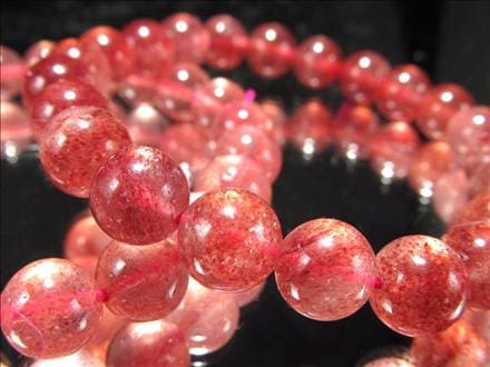 モスコバイトインクォーツ 雲母入り水晶 雲母 ブレスレット 天然石