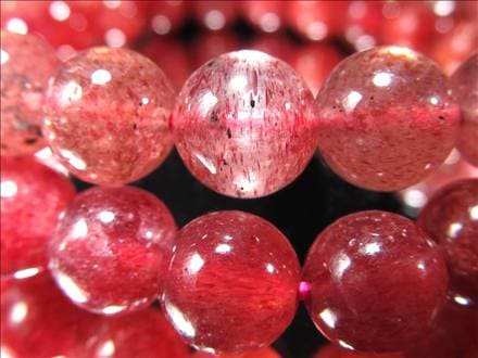 モスコバイトインクォーツ 雲母入り水晶 雲母 ブレスレット 天然石