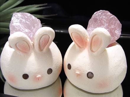 兎 ウサギ 陶器 置物