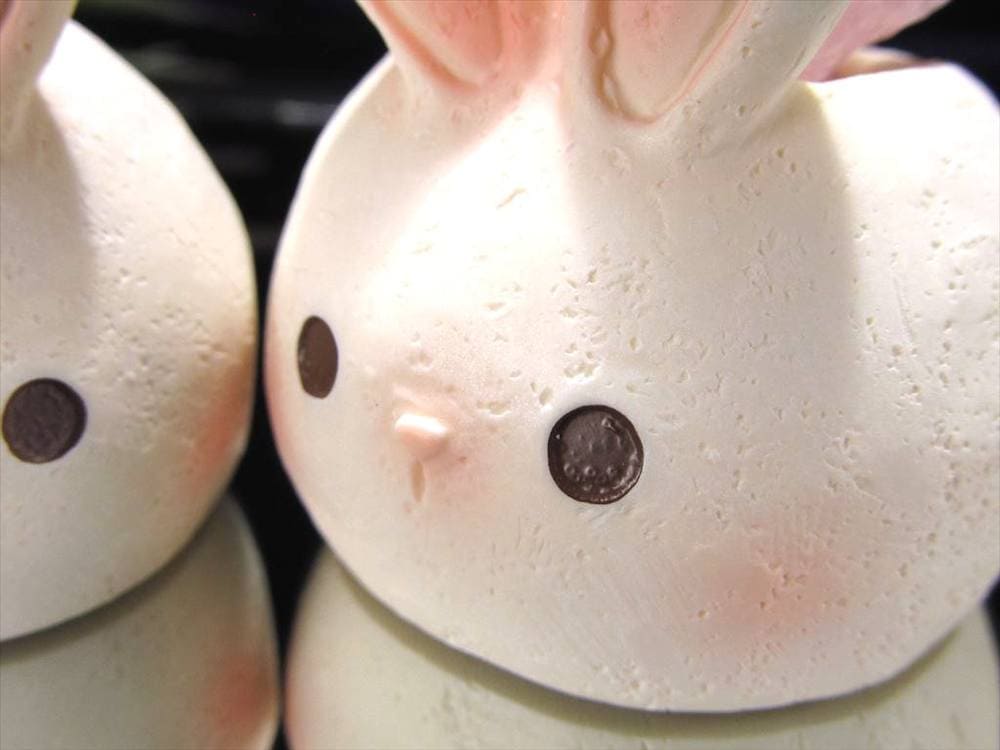 兎 ウサギ 陶器 置物