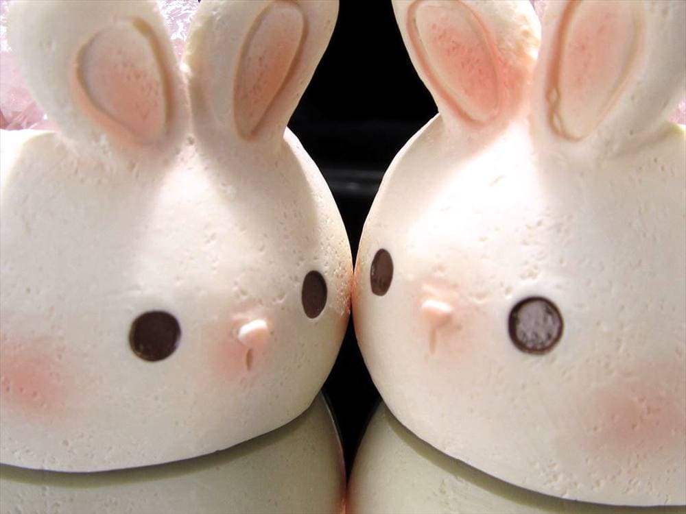 兎 ウサギ 陶器 置物