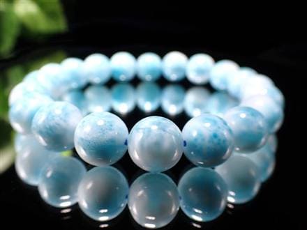 ラリマー ブルーペクトライト ブレスレット 三大ヒーリングストーン カリブ海の宝石