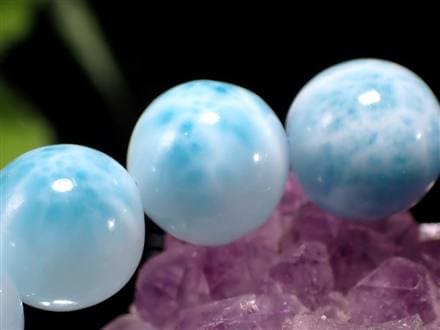 ラリマー ブルーペクトライト ブレスレット 三大ヒーリングストーン カリブ海の宝石