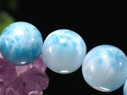 ラリマー ブルーペクトライト ブレスレット 三大ヒーリングストーン カリブ海の宝石