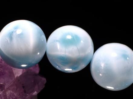 ラリマー ブルーペクトライト ブレスレット 三大ヒーリングストーン カリブ海の宝石