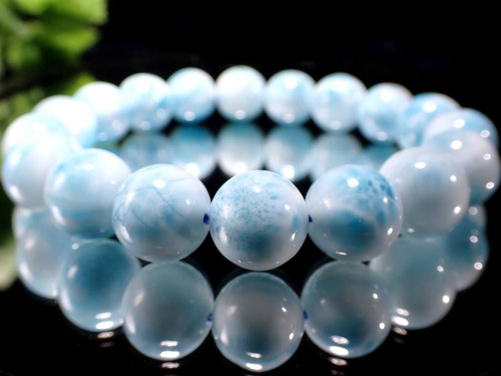 ラリマー ブルーペクトライト ブレスレット 三大ヒーリングストーン カリブ海の宝石