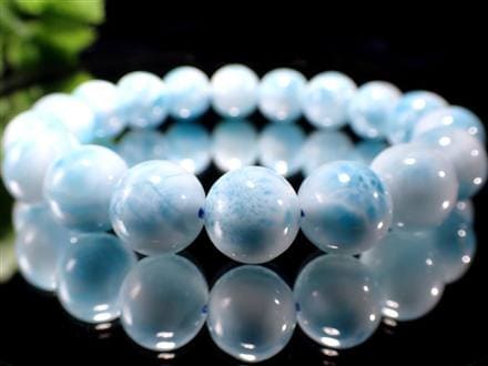 ラリマー ブルーペクトライト ブレスレット 三大ヒーリングストーン カリブ海の宝石