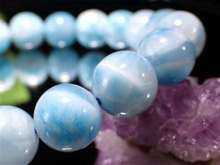 ラリマー ブルーペクトライト ブレスレット 三大ヒーリングストーン カリブ海の宝石